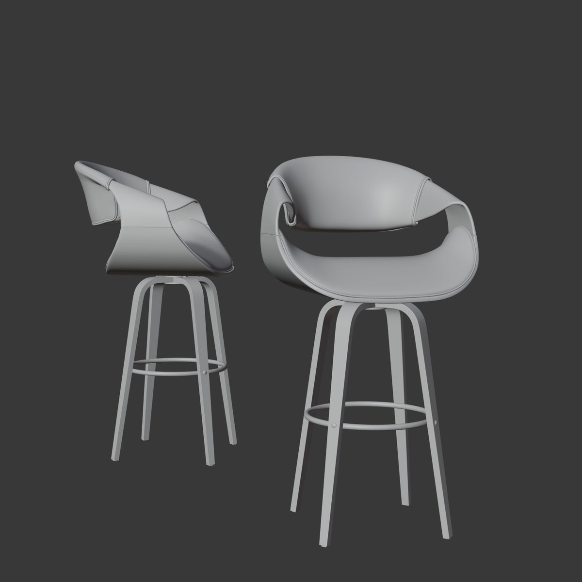 Hi guys! Just completed this Swivel Barstool project. 💺   Please check the link below to view the full project on Behance📷: lnkd.in/d_4v4GGB #furnituredesign #blendercycles #render #behance