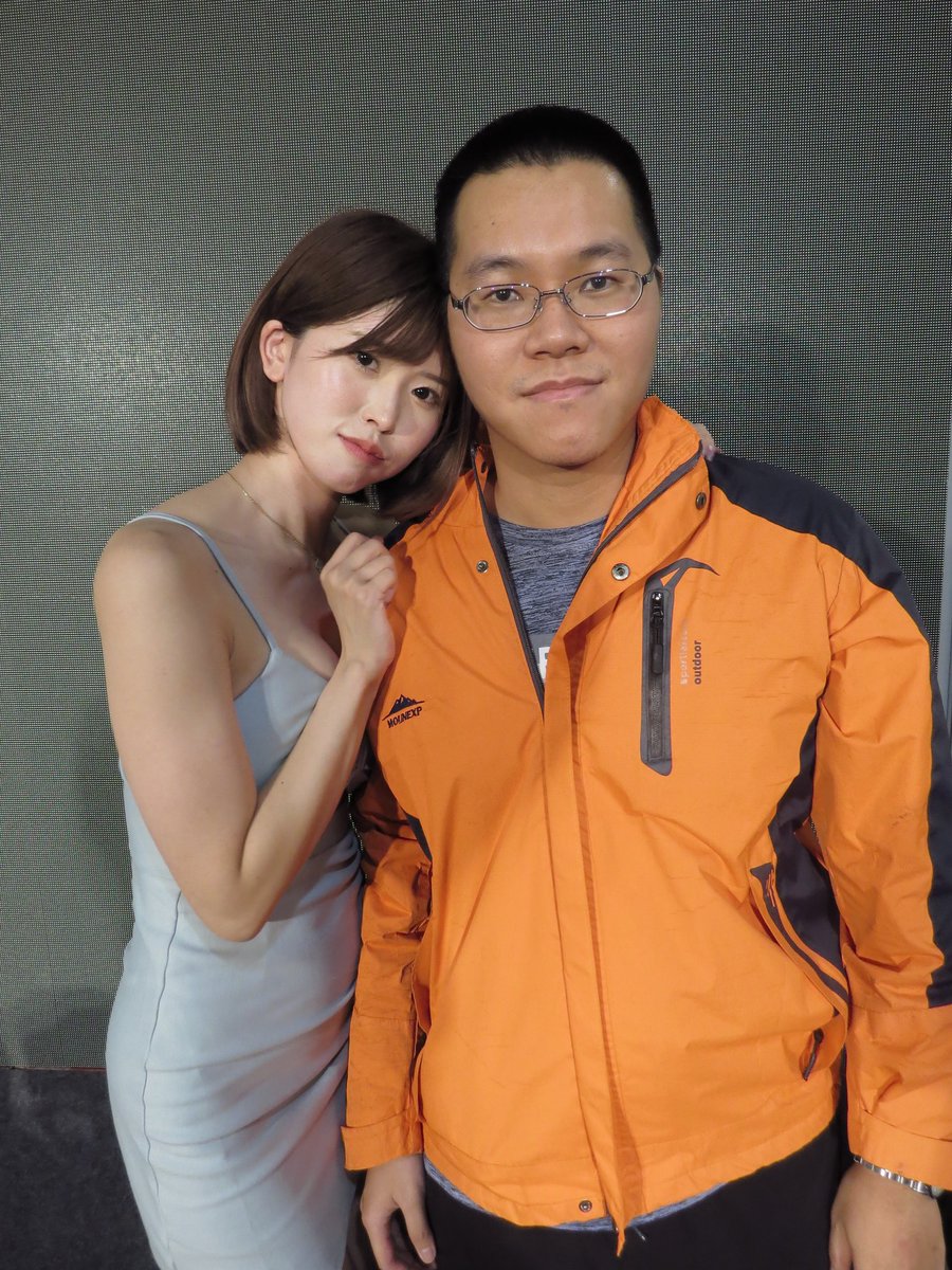 あすみさんは台湾に来てくれてありがとうございます｡本人はとても綺麗です｡来年も台湾に来てください｡