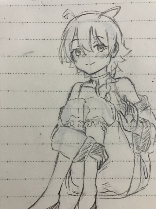 SHYおもろい!学校でスキマ時間に描いたうる覚えミェンロンくんです
めっちゃ可愛いんでSHY見てどんどんファンアート描いてくれ!! 