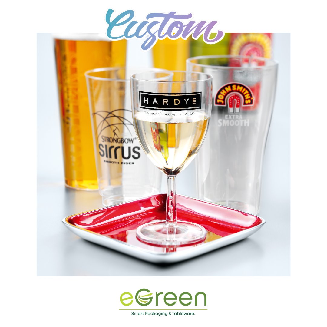 egreen_uk's tweet photo. Look how great our reusable glassware ranges look with a personalised print on them! Some great brands there too!
sales@egreen.co.uk | 020 8646 0456
#choosetoreuse this festive season
#customprint #customproductsuk #bespoke #customitems #promotionalplasticglasses #printedcups https://t.co/Zu8sE7qpDB