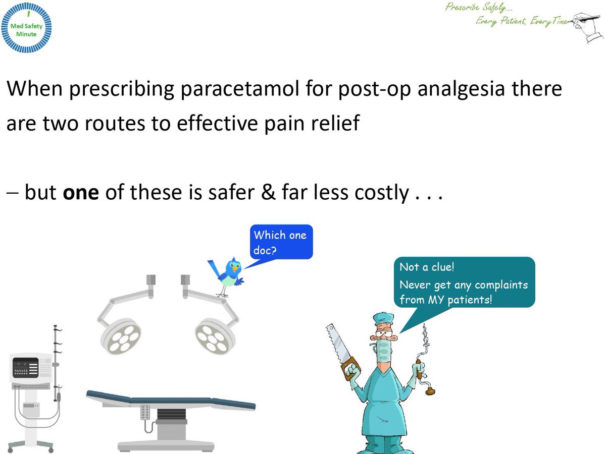 medsafetymin's tweet photo. A focus on Paracetamol Peri-Op this Monday…
@stjamesdublin #FOAMed https://t.co/fYidvcHEa9