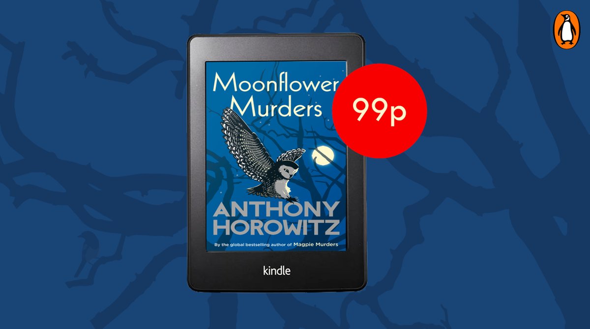 Century Publishing (@centurybooksuk) on Twitter photo 🦉 99p TODAY ONLY! 🦉
The absolutely magnificent follow-up to #MagpieMurders by <a href="/AnthonyHorowitz/">Anthony Horowitz</a> - MOONFLOWER MURDERS - is just 99p in ebook.
Download now: amzn.to/4a7WkVp 🦉 99p TODAY ONLY! 🦉
The absolutely magnificent follow-up to #MagpieMurders by <a href="/AnthonyHorowitz/">Anthony Horowitz</a> - MOONFLOWER MURDERS - is just 99p in ebook.
Download now: amzn.to/4a7WkVp