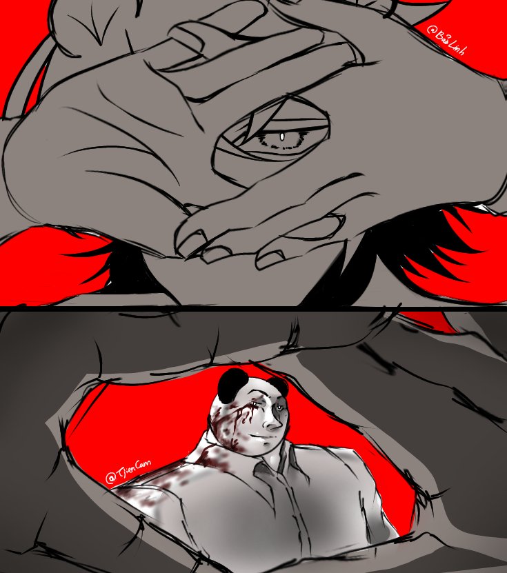 panda_thiencam_'s tweet photo. Collab with @Toechiengion 
#pandameme #ibispaintx #paint #art #artist #drawing #painting #ibispaint #digitalart #creepy #dark #blood #gore #horror #scary #goreart #GachaEdit #gacha #GachaClub https://t.co/ynFW6mOrIq