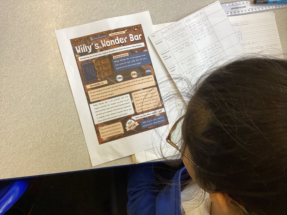 PelhamYear6's tweet photo. During our English lesson, we are analysing various adverts and identifying different persuasive text features #alliteration #hyperbole #rhetoricalquestions #facts #emotivelanguage #repetition #testimonials @PelhamPrimary_ @trustilluminate https://t.co/60QlvFYk7B