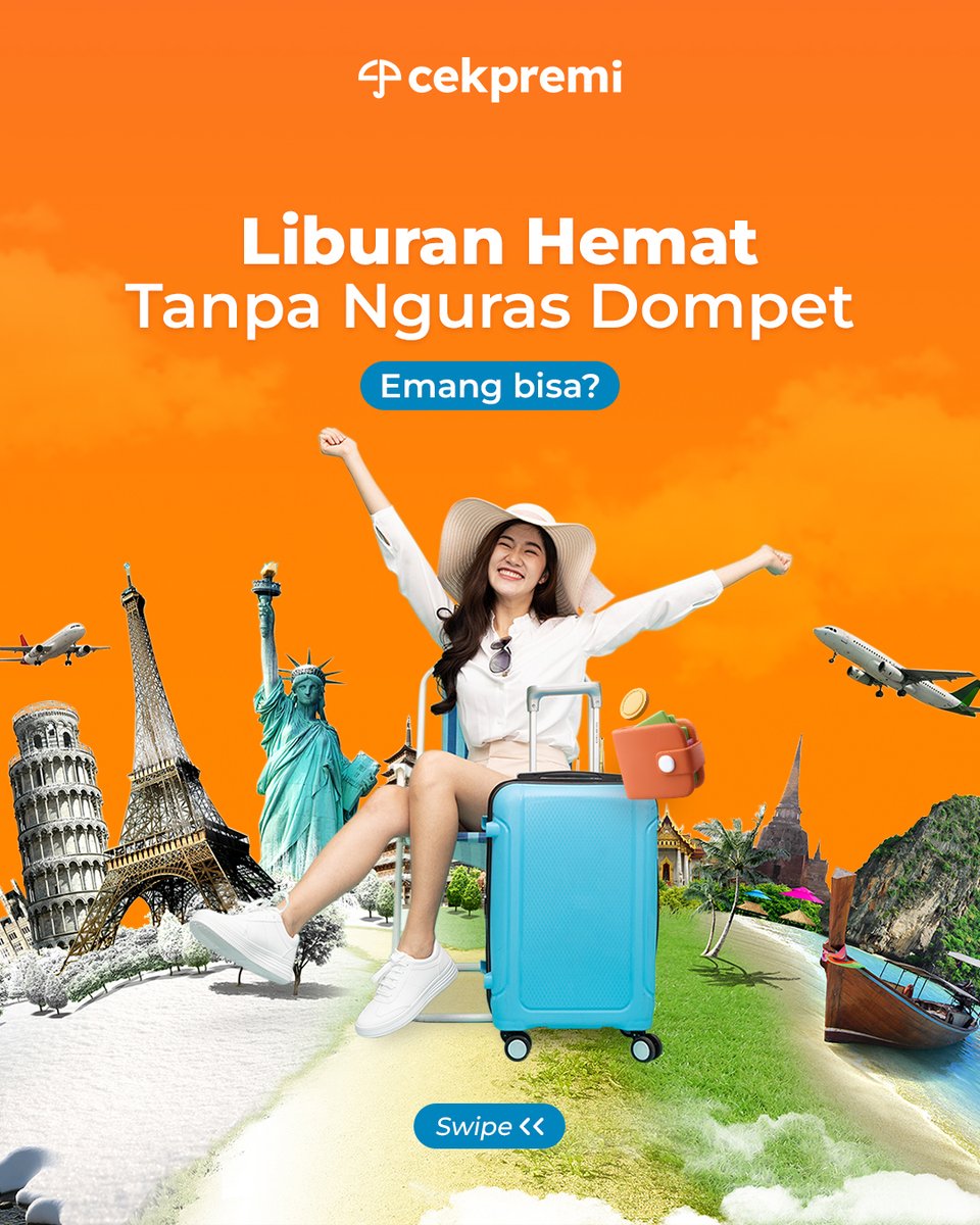 cekpremi's tweet photo. Kamu bisa pake tips-tips diatas agar liburan mu makin hemat, yang terpenting liburan ke mana aja, asuransi dari Cekpremi solusinya.

Cek premi asuransi perjalanan sekarang di https://t.co/VMimZIEQke

#Cekpremi #Asuransi #PerlindunganTanpaBatas https://t.co/vzLykBtcDo