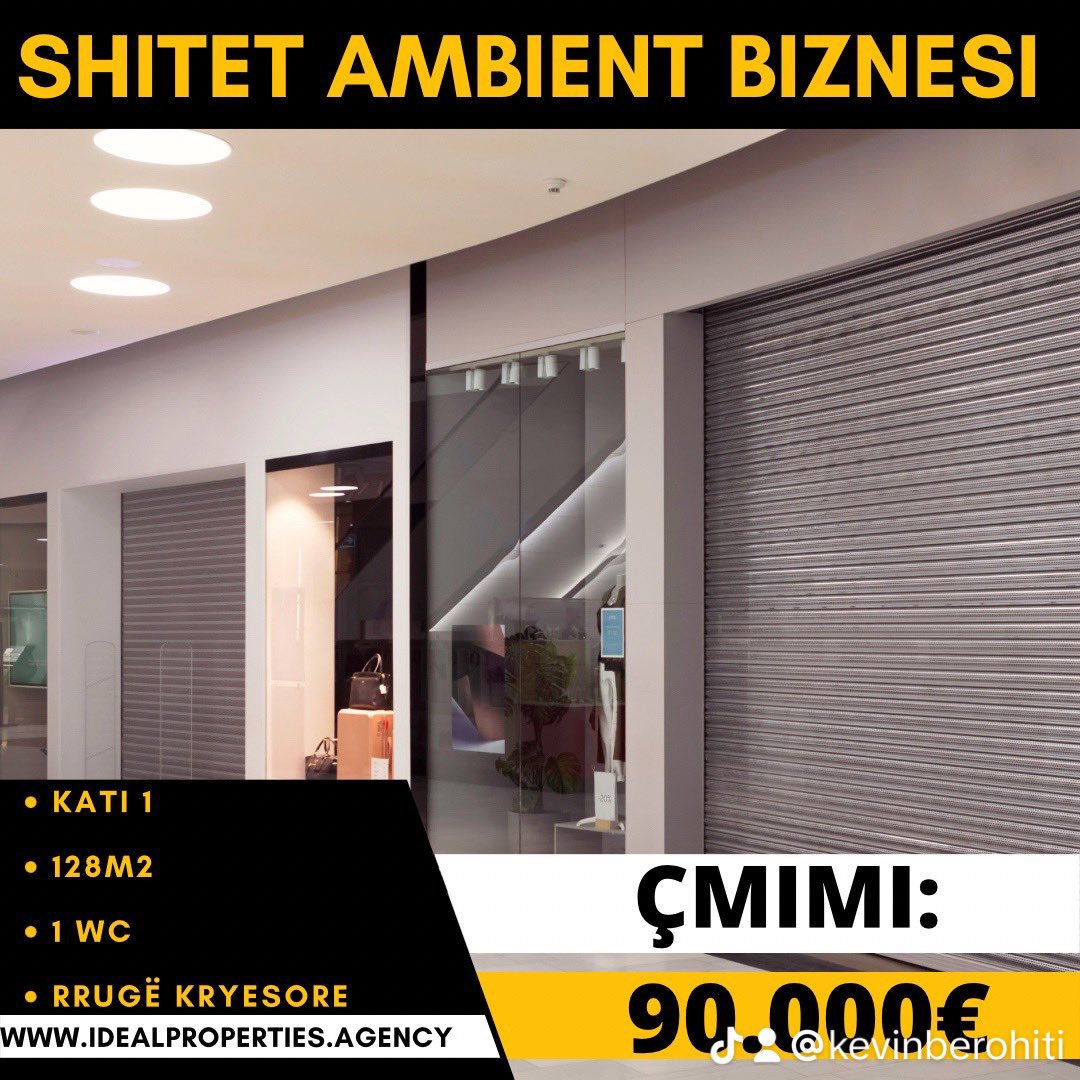 berohiti's tweet photo. 🔥 Shitet Ambient Biznesi pranë "Policis", Shkodër! 🔥

📐 Sip.: 128m2

Ambienti ndodhet ne rrugë kryesore.
E pështatshme per klinika, zyra etj.. Ndodhet në kat të 1.

💶 Çmimi: 90.000€ (i panegociueshëm)

👨‍💼 Kontakto: Kevin Berohiti
📞 Numer: +355674087114 https://t.co/W14pYSmvCE