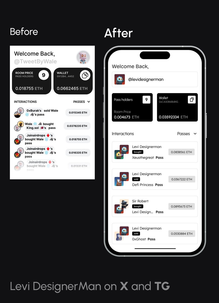 levidesignerman's tweet photo. Here's "If I designed tipchat mobile app"

Design elevation for tipchat!

@tipcoineth @1stswap 
#TIPCHAT #tipcoineth  #FirstPost https://t.co/lmqNADAeFI