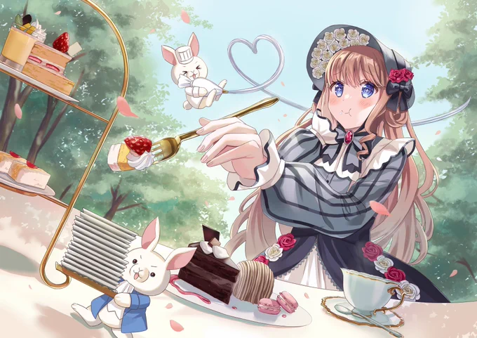 うさぎたちのアフターヌーンティー