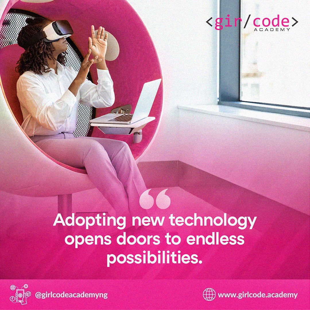 GirlCodeAcademy's tweet photo. In a world that's rapidly evolving due to new technology, embracing these advancements unlocks a new level of possibilities.

Enter a future where each new breakthrough brings fresh opportunities, giving you endless chances to create, innovate, and succeed. https://t.co/juOtQ1sjps