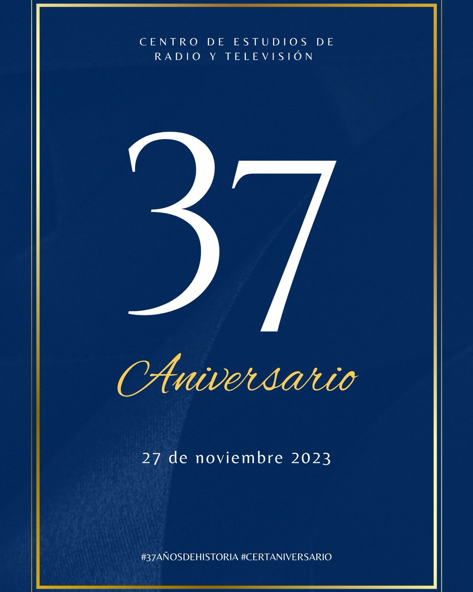 CertICRT's tweet photo. 🎉 ¡Hoy celebramos 37 años de historia, aprendizaje y grandes momentos en el CERT! 🎂🥳 Agradecemos a cada estudiante, profesor, y a todos los que han sido parte de esta increíble travesía.  ¡A por más años de éxitos y nuevas experiencias! 🌟✨#CERTAniversario #37AñosDeExcelencia https://t.co/klIxV6t94c