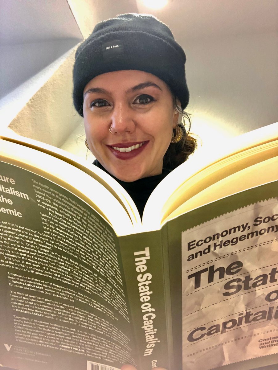 CoburgerCarla's tweet photo. Co-Author copy arrived of our book 'The State of Capitalism' @C_Lapavitsas @VersoBooks @MarieMeyle @sergi_cutillas

💥 our book launch is only 9 days away @wstreeckblog @Maryrobs84 @GawainLittle 

register here: https://t.co/CCCzg7qCOx

in person @SOASEconomics, London &amp; online https://t.co/9Opke3YrkW