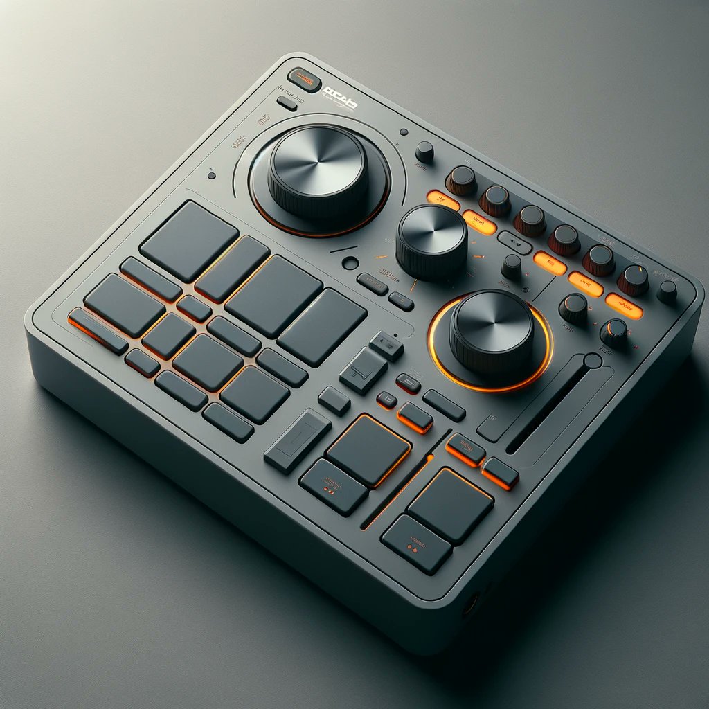 AI_gen_things's tweet photo. Some brand new audio gear #Akai #Roland #TeenageEngineering https://t.co/YT1sG5rLAO