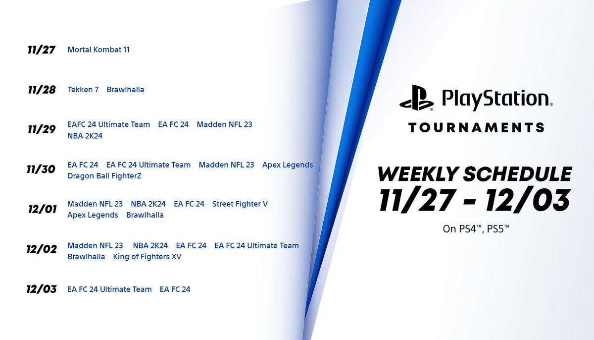 Game faces on, folks! The #PlayStationTournaments are live and loaded with gaming action! 🔥🌟 Get ready to join the competition, showcase your gaming chops, and chase those gaming wins 🏆 esl.gg/PS4_Tournaments