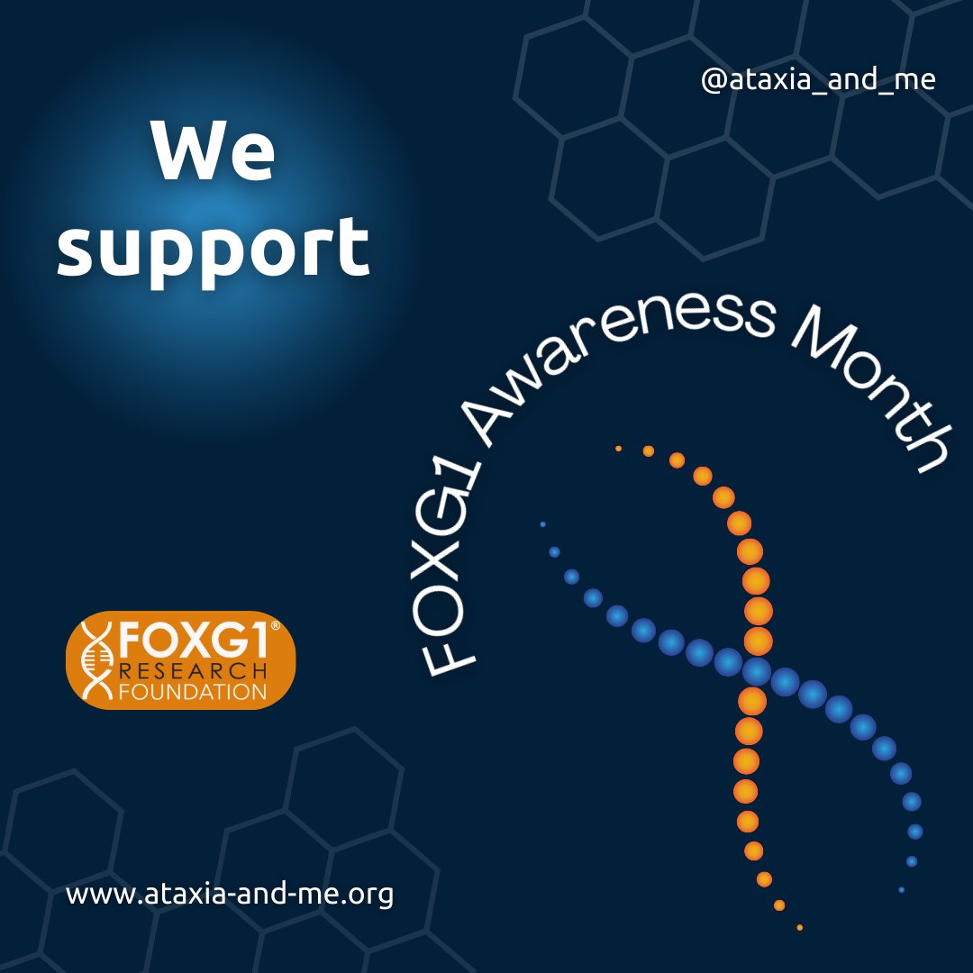 Ataxia_aware's tweet photo. Its #FOXG1AwarenessMonth
#FOXG1 #Genetics #FOXG1syndrome

We support the month at
#Ataxia
#RareDisease
#Patient
Charity Wales https://t.co/mYOTtOaiQz