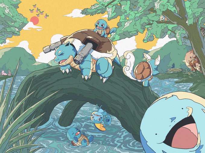 「squirtle smile」Fan Art(Latest)