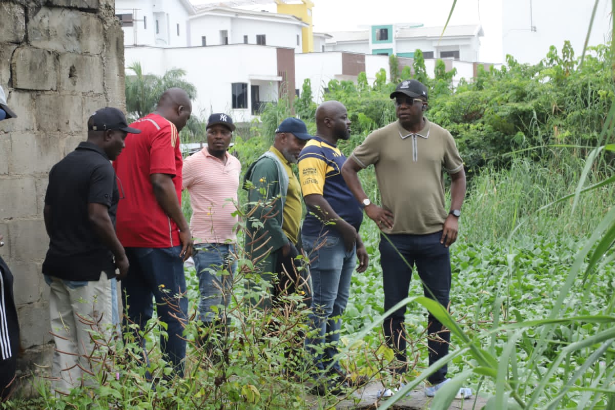 tokunbo_wahab's tweet photo. After the inspection tour of System 156 and 157 Channel yesterday, we have issued a seven-day contravention notice to owners of buildings lying within the seven metres drainage setback on Orchid Rd, Agungi, Ajiran, Conservation Road, Osapa, Oral Estate II, all along the Ikota River.

We cannot keep lampooning the government for flooding when developers, builders & residents are the main cause of flooding; we shall continue to enforce because that is why laws are made. Without law and order, there cannot be development. Enough of this bad behaviour!

We also visited Chevron Drive, where a stop work order was issued to Gravitas company, owners of Grace Ville Island & Pocket Island.

We urge Lagosians to respect the State Drainage Master Plan to avoid property demolition as there is no going back on the decision of the state to enforce the law and reclaim Drainage setbacks following the expiration of the notices issued.

#ZeroToleranceLagos #CleanerLagos
@jidesanwoolu @followlasg