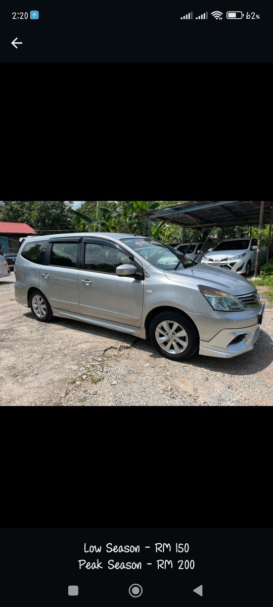 ShyaFieka's tweet photo. Untuk 7 seater pun ada ya 😊

#LangkawiCarRental
#KeretaSewaMurahLangkawi
#KeretaSewaLangkawi
#KeretaSewaLangkawiPanduSendiri https://t.co/L5qy2Qmc1G