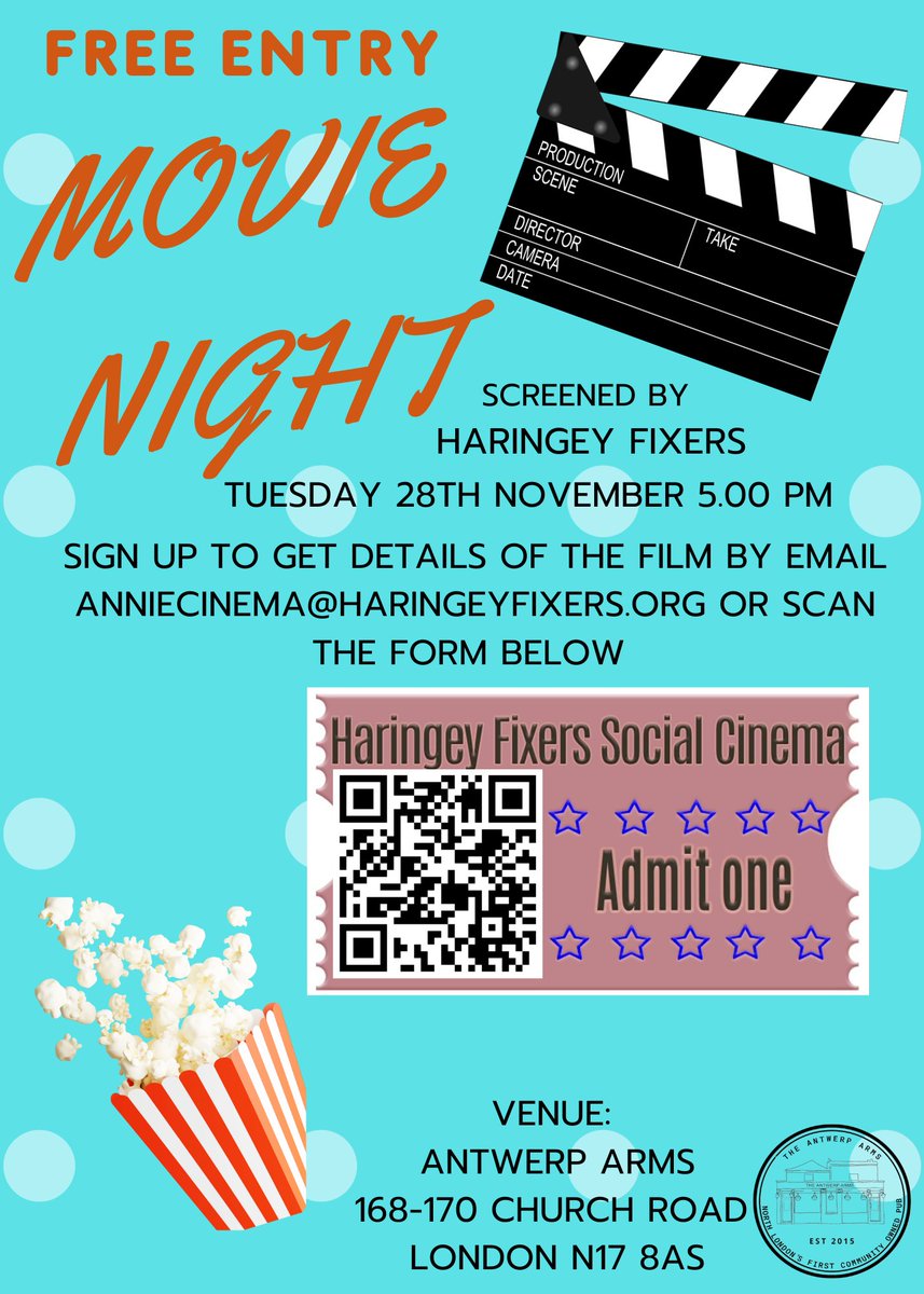 AntwerpArmsAsoc's tweet photo. Have you planned your Christmas yet? Party with us. This week we have music from DJ Bobby Ewing and Punky Reggae return on 2nd December. Looking forward to our pilot movie tomorrow. Sign up for more details.
#communityfilm #Christmas2023 #music https://t.co/7fl6r4RFFd