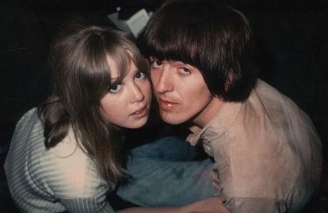 dialdfordakota's tweet photo. pattie boyd and george harrison, 1960s https://t.co/nH2o7KU2iG