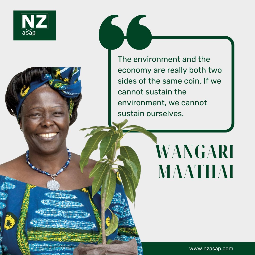 As COP 28 approaches, we wanted to remind everyone of these words of the late, great #WangariMaathai #COP28 #COP28UAE