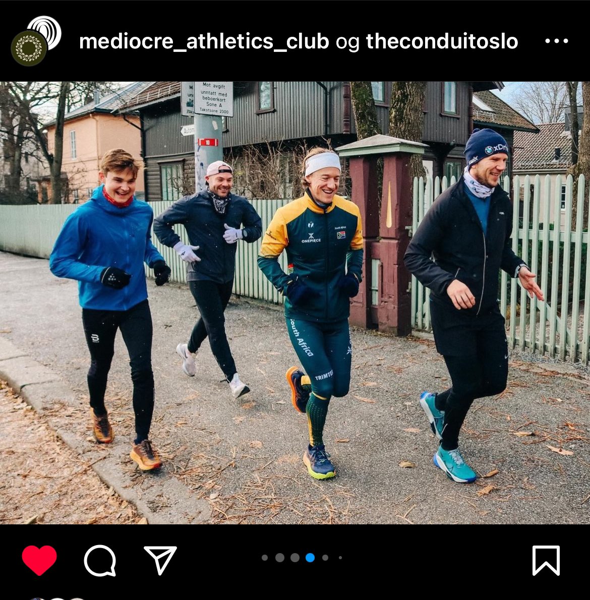 OleTegnander's tweet photo. Bor du i Oslo og synes en løpetur i ny og ne er stas? Da anbefaler jeg deg å sjekke ut «mediocre_athletics_club» på Instagram! De kjører blant annet 10@10 (10km klokken 10) hver lørdag med kaffe på the Conduit etterpå! Rundt 06:00 i pace og en sosial gjeng! https://t.co/OAQfgkkyvN