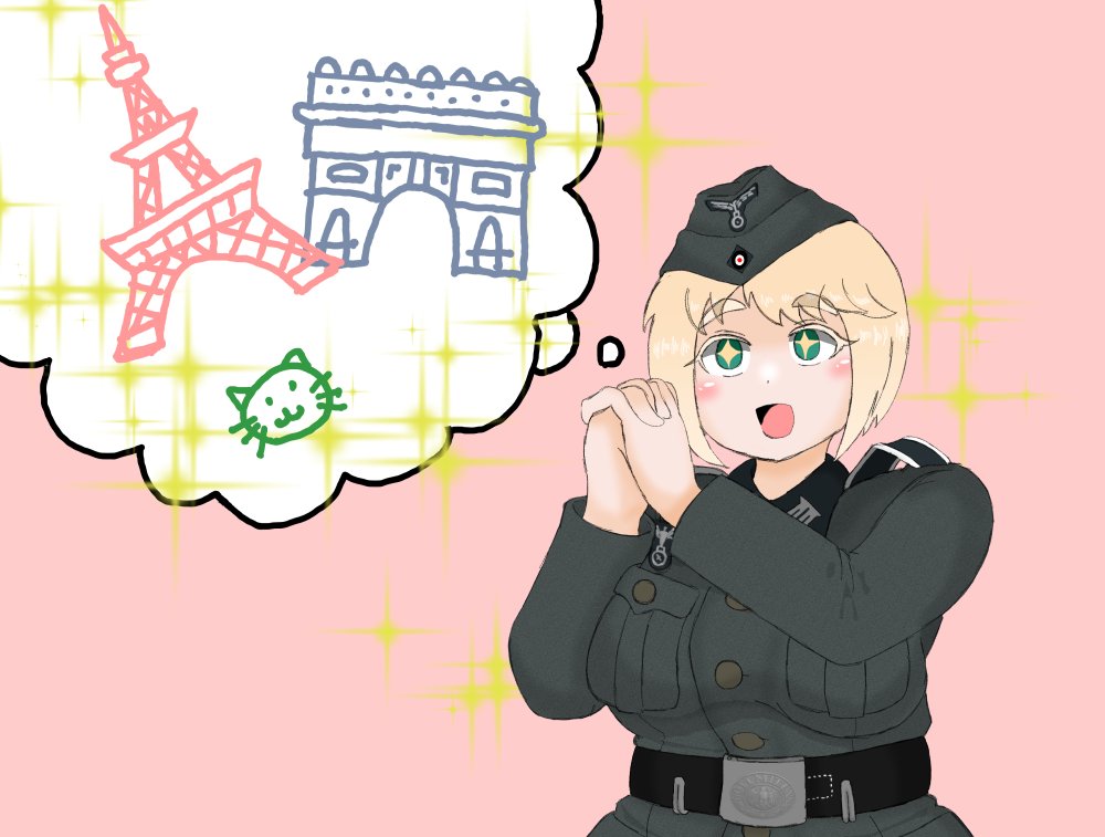 「エゼ(ドイツ兵の頃) 」|矢舷陸宏＠Skeb募集のイラスト