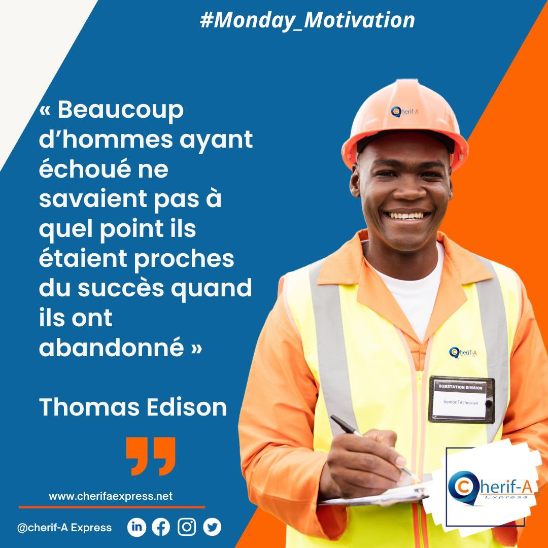 CherifAExpress's tweet photo. #MondayMotivation
Nous vous souhaitons une excellente semaine.
Visitez notre site internet:
https://t.co/mOd1kZYSQf
#cherifaexpress #motivation #inspiration #Guinee #stopcovid19 https://t.co/GCao6YPvCW
