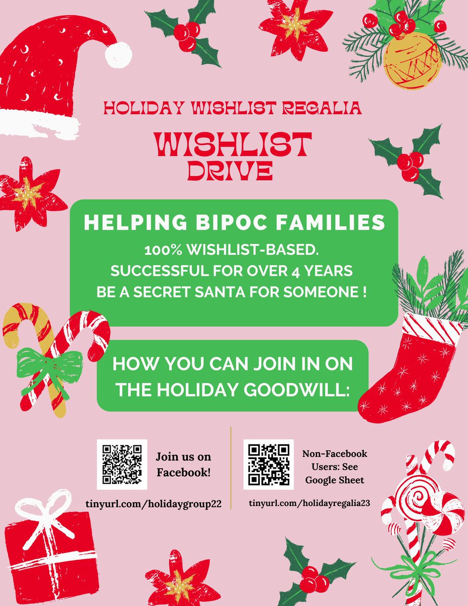 Aliafonzy43's tweet image. Holidays are fast approaching and there is 50 BIPOC families needing help with their Amazon wish lists for the holidays.  Me and few others been driving this for a while.

Please share this out to get visibility! I do not want to let these families down this year.

Link for…