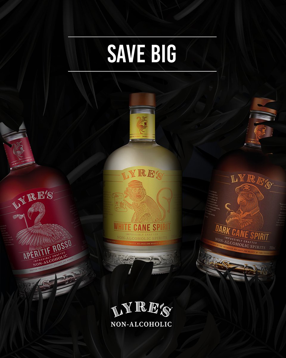 Hoorah, our SALE has been extended. However it must end this Thursday. Savour up to 40% on your cherished Lyre's #nonalcoholic spirits! Click the link in below to embrace these deals before they vanish into the night.  lyres.co Tally ho!  *T&Cs apply.