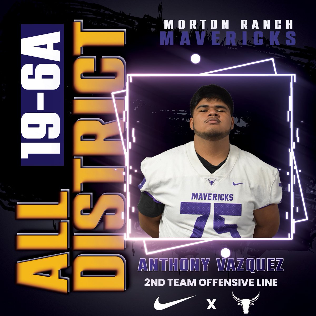 Class of 2024 OL Anthony Vazquez named 2nd Team Offensive Line

<a href="/anthonyvaz78/">anthony</a>                  #MaverickFootball