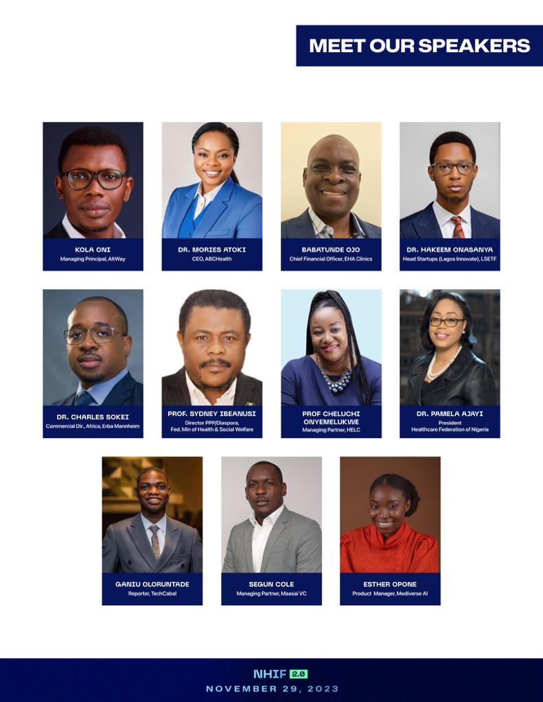green_techexpo's tweet photo. Join us on Wednesday, 29th of November 2023 for the 2nd Edition of Nigeria Healthcare Investment Forum.
Get to interact with our partners and sponsors and also gain valuable insights from exceptional speakers. https://t.co/cvmhVTORbR