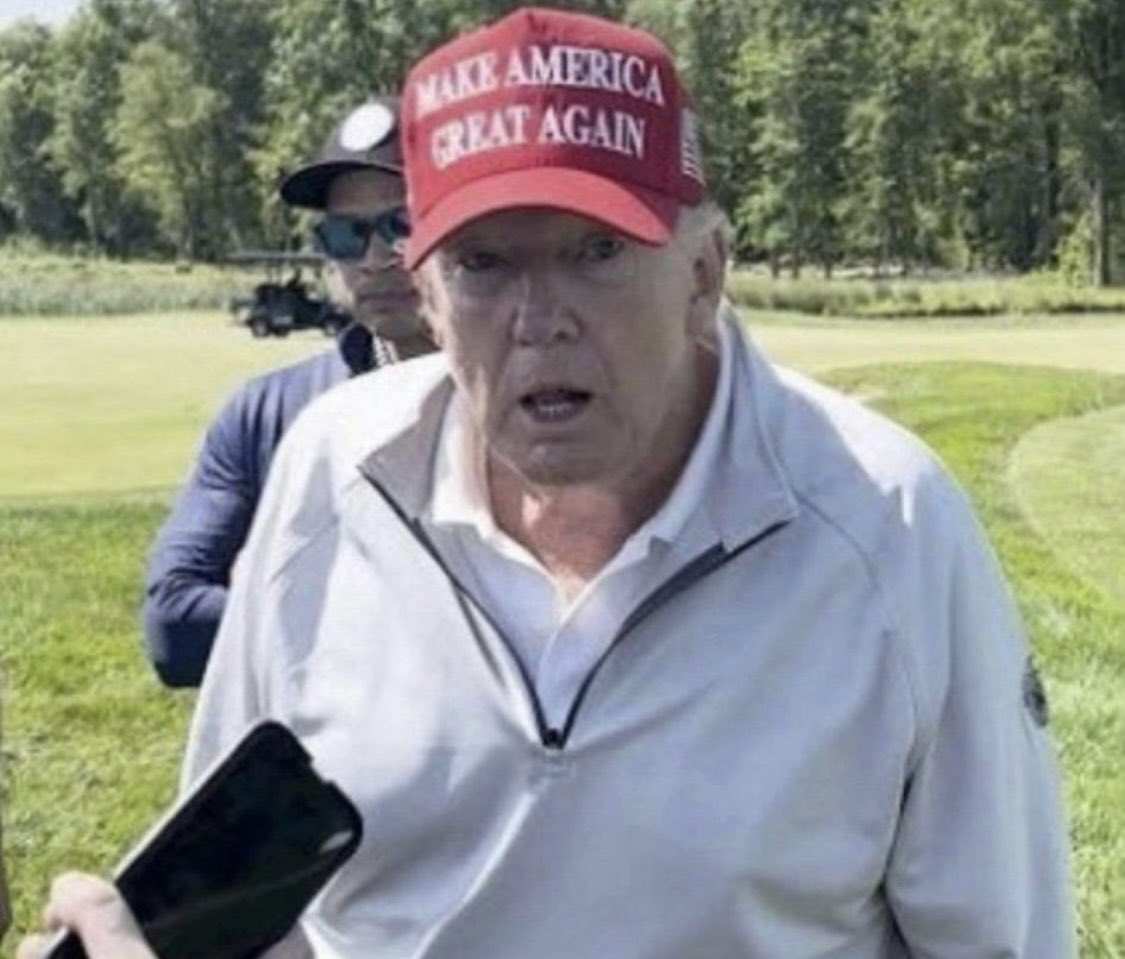 NotHoodlum's tweet photo. “The reason I mix up names during my rallies is to point out that I’m the only candidate who ACED the mental acuity test. Ask my wife Melony or her son whatshisname.” https://t.co/zPtszC4MOr