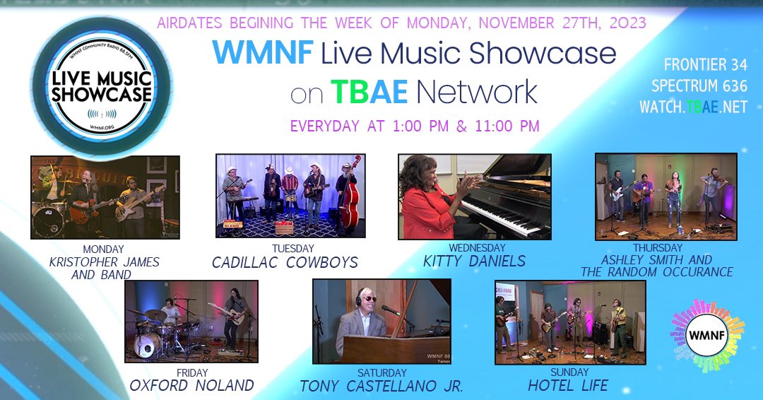 Live Music Showcase - WMNF 88.5 FM