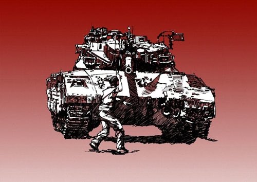 1CraigMartin70's tweet photo. By the graffiti artist #Mode2 … this piece is called ‘Goliath’ … #Palestine #Gaza https://t.co/VvUcXG3V0h