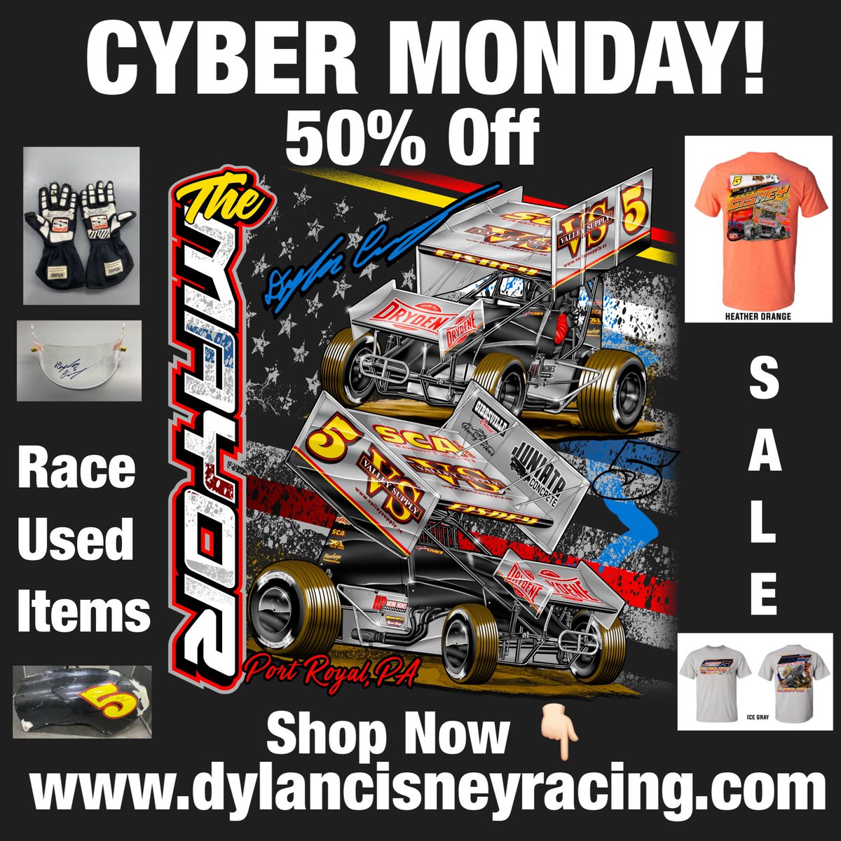 CYBER MONDAY ❗️

Shop Now

dylancisneyracing.com