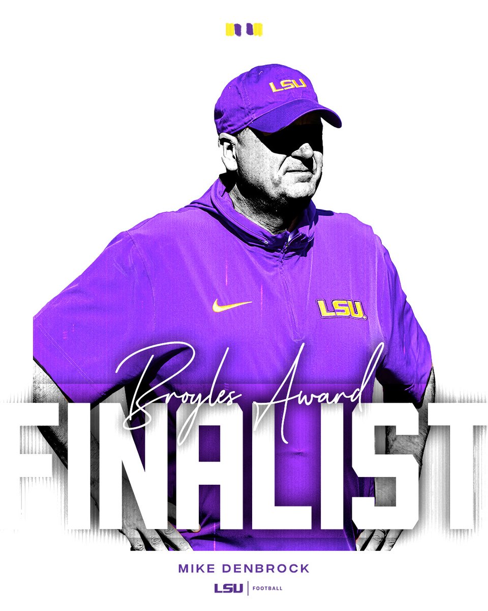 The best assistant coach in the country Offensive Coordinator @MikeDenbrock is a finalist for the @BroylesAward