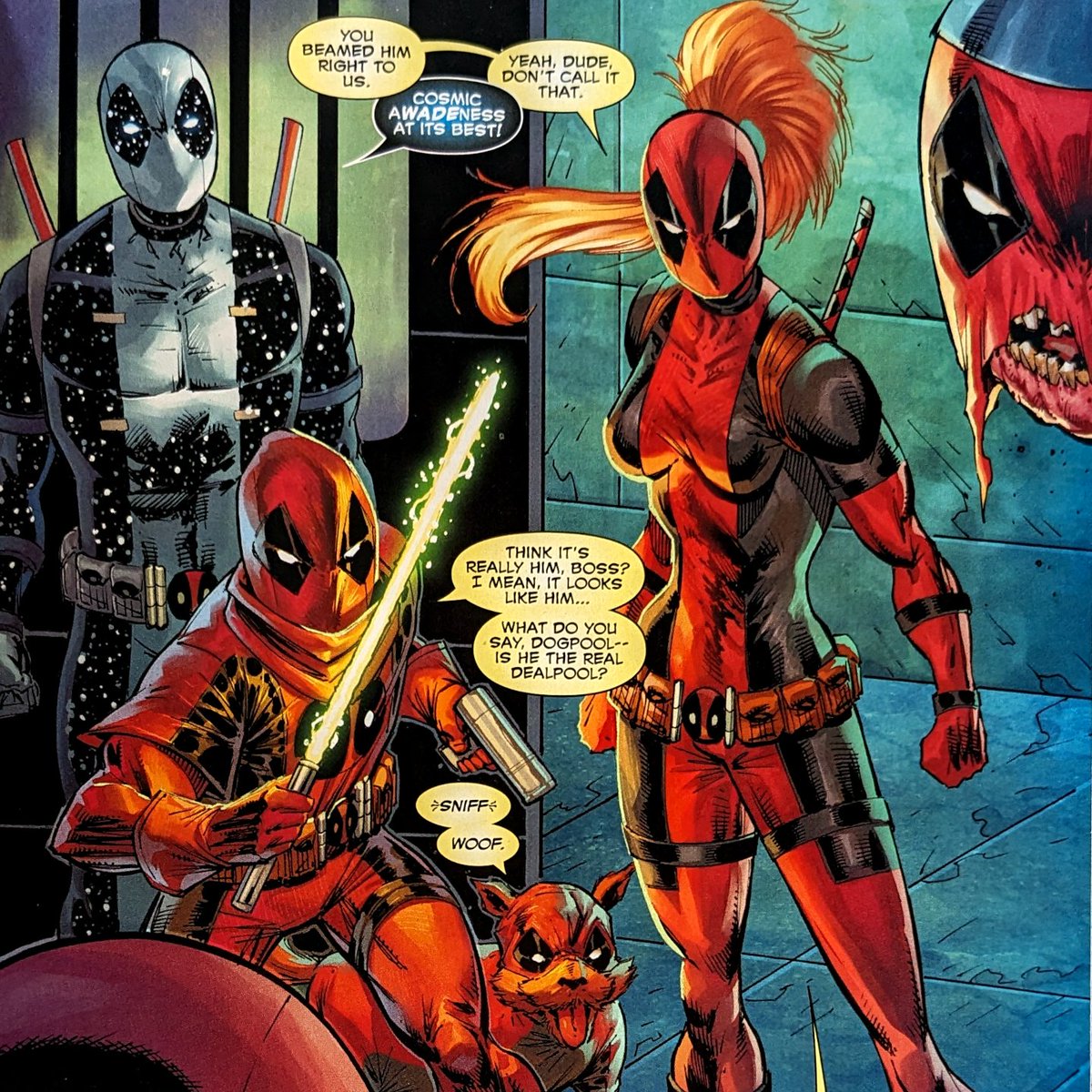 Deadpool Badder Blood #3: Die Virtual-Reality-Schlacht erreicht ihren Höhepunkt! Fantastische Gegner, wilde Wendungen und herausragende Zeichnungen von Rob Liefeld. Ein Muss für Deadpool-Fans! 🔥👍💥 #Deadpool #BadderBlood #Comic