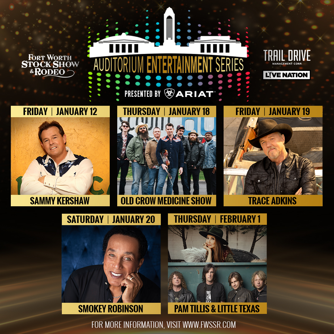 JUST ANNOUNCED | The Fort Worth Stock Show &amp; Rodeo Auditorium Entertainment Series at Will Rogers Auditorium! 

Presale starts Tuesday, November 28th at 10am with code DICKIES