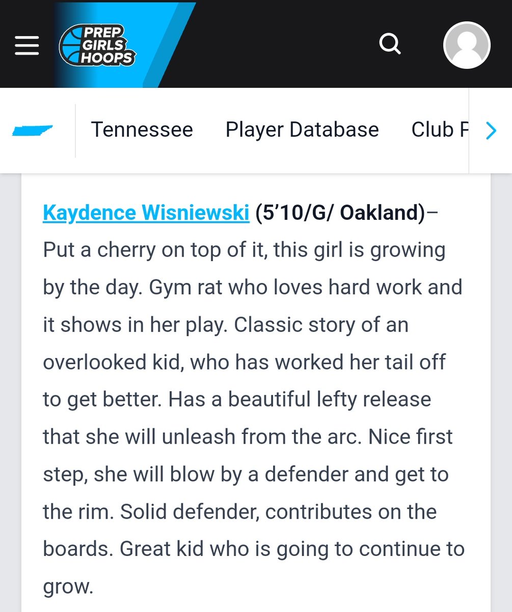 @PGHTennessee Thank you so much for the write-up! @OHS_LadyPatsBB @TbWbasketball1 @weworkhoopshaun