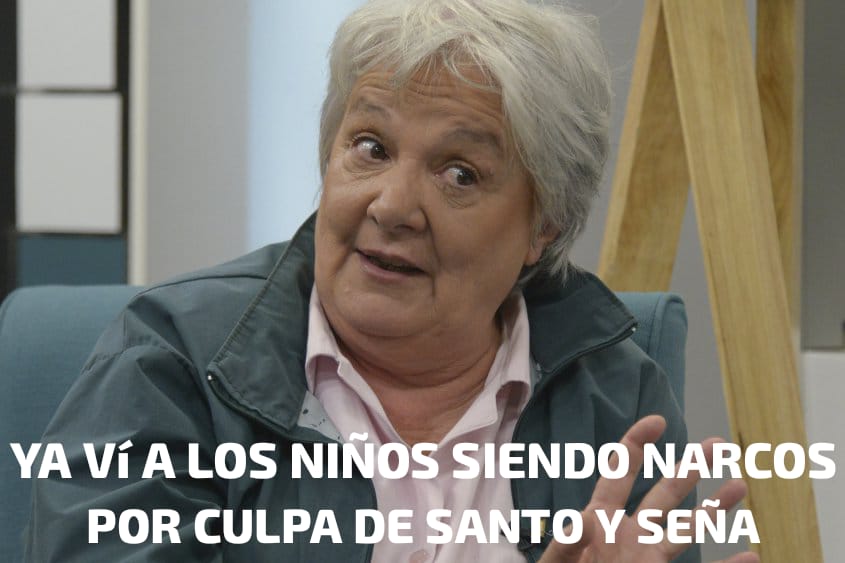 Recién hablé con la compañera Lucía y me comentó que esta mañana vio como más de 150 niños que anoche vieron Santo y Seña ya hoy se convirtieron en narcos..
Duele Uruguay