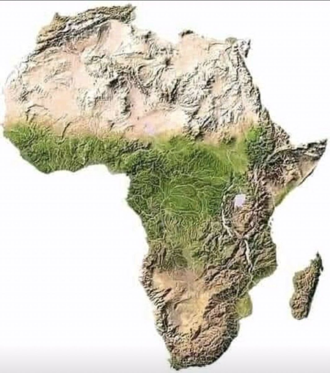 jcniyomugabo's tweet image. YOU WILL NEVER LEARN THIS IN ANY SCHOOL.

° Africa area = 30,37 million km2
° China area = 9,6 million km2
° US area = 9,8 million km2
° Europa area = 10,18 million km2

● Africa is bigger than all of Europe, China and the United States of America together.

● But on most world…