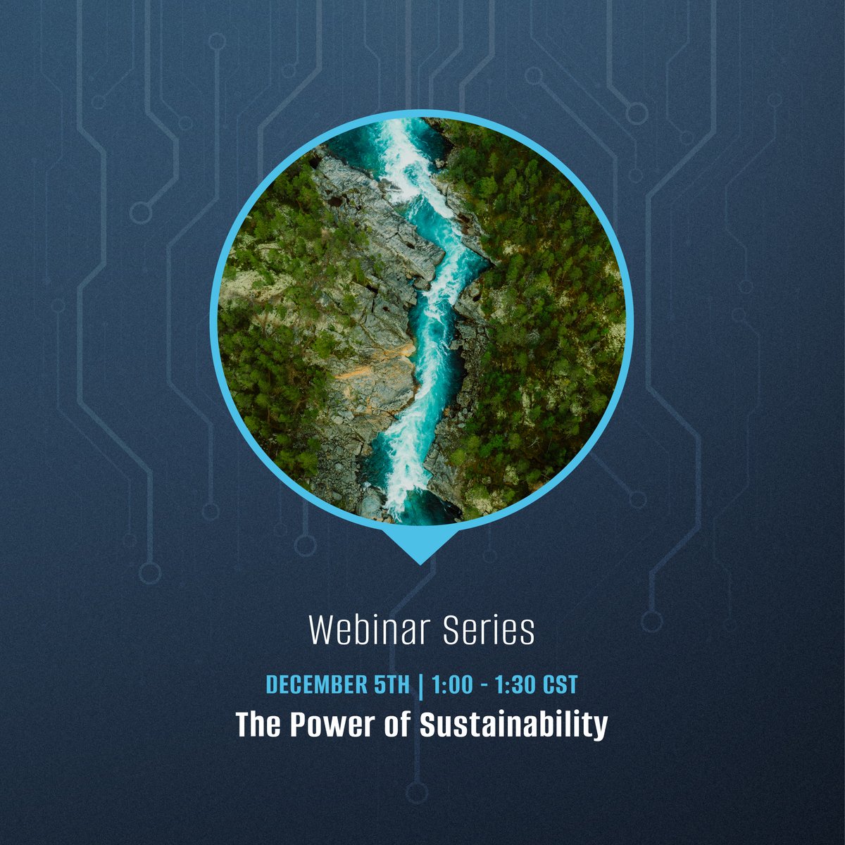 Have you registered for our December 5th webinar yet? Join us to uncover "The Power of Sustainability" and the ways we are crafting solutions in order to leave a minimal impact. Sign up now: bit.ly/3SNnSsI