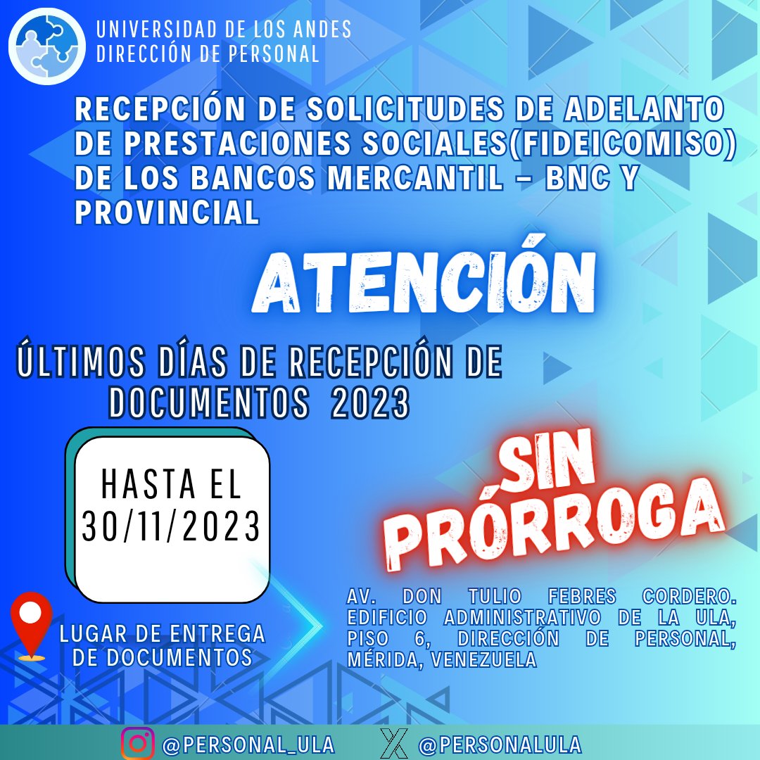 Dirección Personal - Universidad de Los Andes tweet media