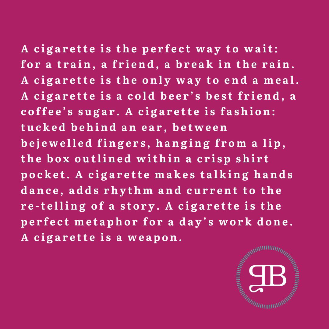 Coming up in Issue Four, Ella Gaynor’s incredible essay, Smoking With Dad. Read a snippet here. Ella is from Dublin. She is currently based in an old Volkswagen Polo, which she is driving across Europe. Her work has appeared in The Dublin Review and The Stinging Fly.