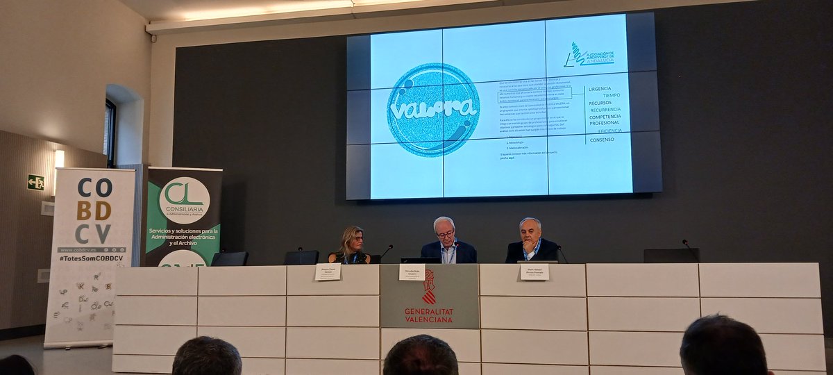 Hui fa un mes que es va celebrar la Jornada Valora València. 🔙

📺 Si no vas acudir o vols tornar a veure alguna conferència estàs d'enhorabona, les pots trobar al canal de YouTube del COBDCV!

👉 Hui volem compartir la Conferència d'Obertura a càrrec de Joaquim Llansó.

👇👇👇
