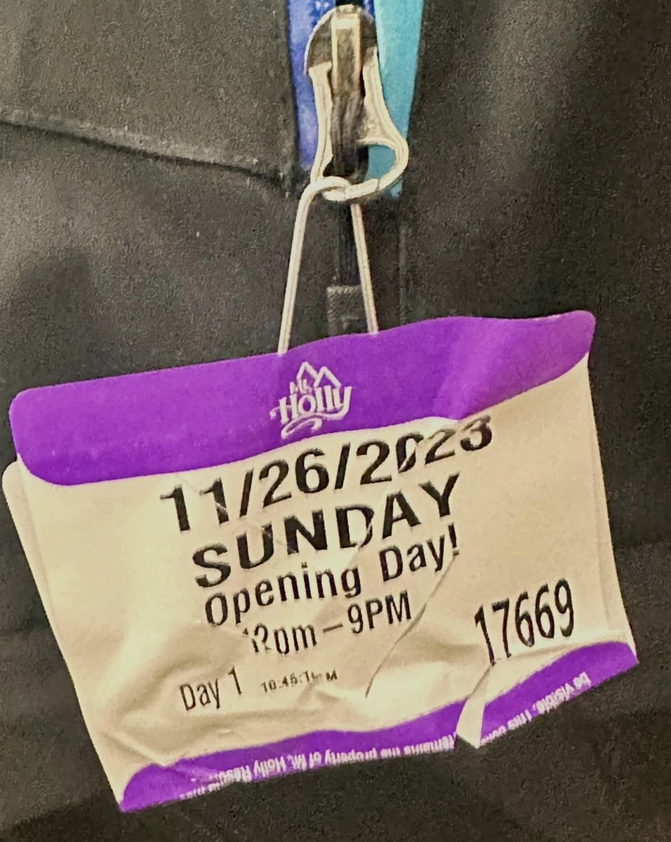 MtHollySki's tweet photo. We'll be back on the slopes today, Monday, from 3PM to 9PM with five trails open. We're still offering the special of $40 Lift Tickets and $40 Rentals. We're day-to-day right now as we may dedicate a day or two for making snow.
#SkiMtHolly #MtHolly #OpeningDay #FirstChair https://t.co/L0Y5Cj3cas