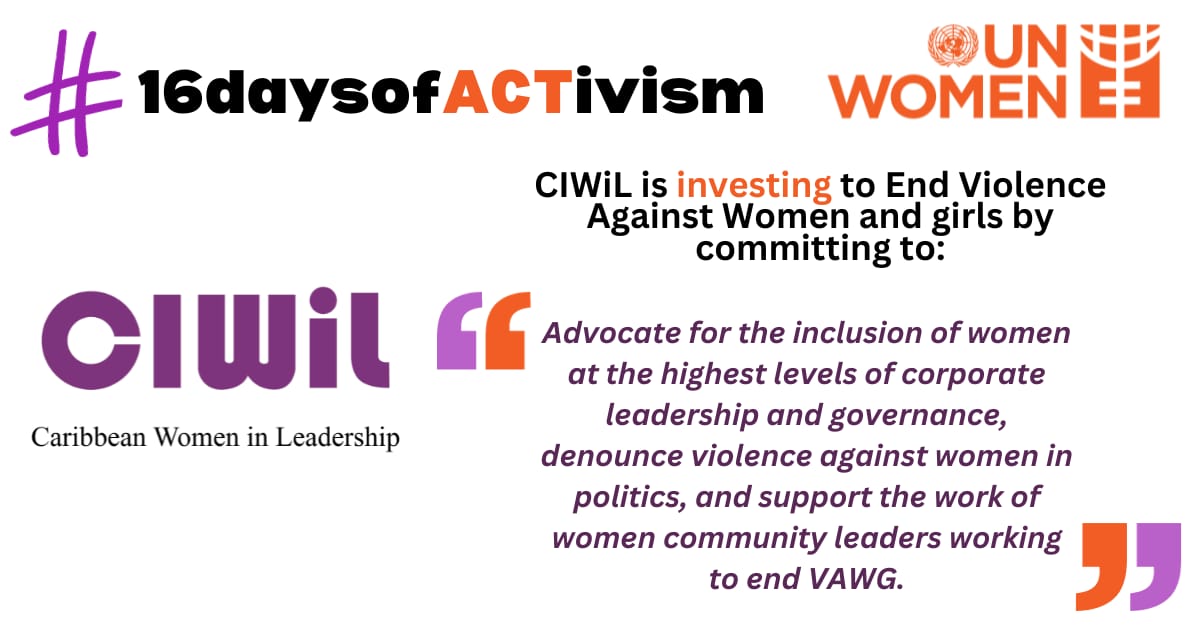 CIWiL members stand UNITED with our partners during #16daysofactivism in our call to increase investment in ending VAWG. Violence against women and girls is a barrier to their leadership, but also, advancing women's transformational leadership is key to sustainable solutions.