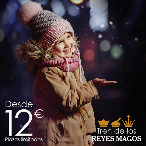 ¿Ganas de Navidad? El mejor plan con niños en Madrid se acerca... ¡Compra tus entradas para el Tren de los Reyes Magos!🎄✨

Desde solo ⚡️12€⚡️¡plazas limitadas!
Compra ya tus billetes👉 bit.ly/3sT8NLz

Para viajar desde el 22 de diciembre con 3 frecuencias diarias👑