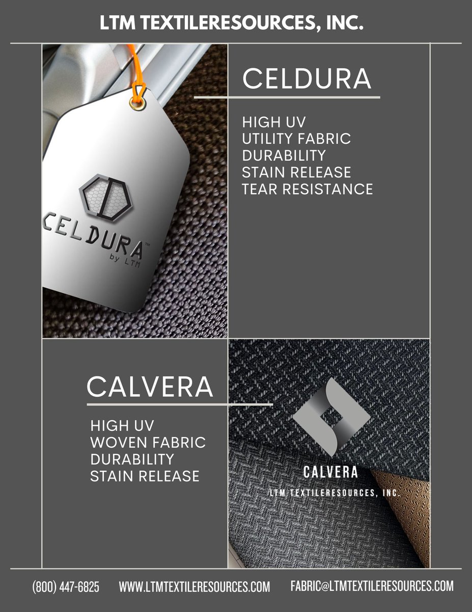 LTMtextiles's tweet photo. CELDURA &amp; CALVERA - Automotive fabric duo… got all the features that are required for the seatcover, dash cover or headlining…💪
#automotive #fabric #textile #seatcover #dashcover #upholstery #designer #hospitality #contract #thehogring https://t.co/Fv1FFWodvX