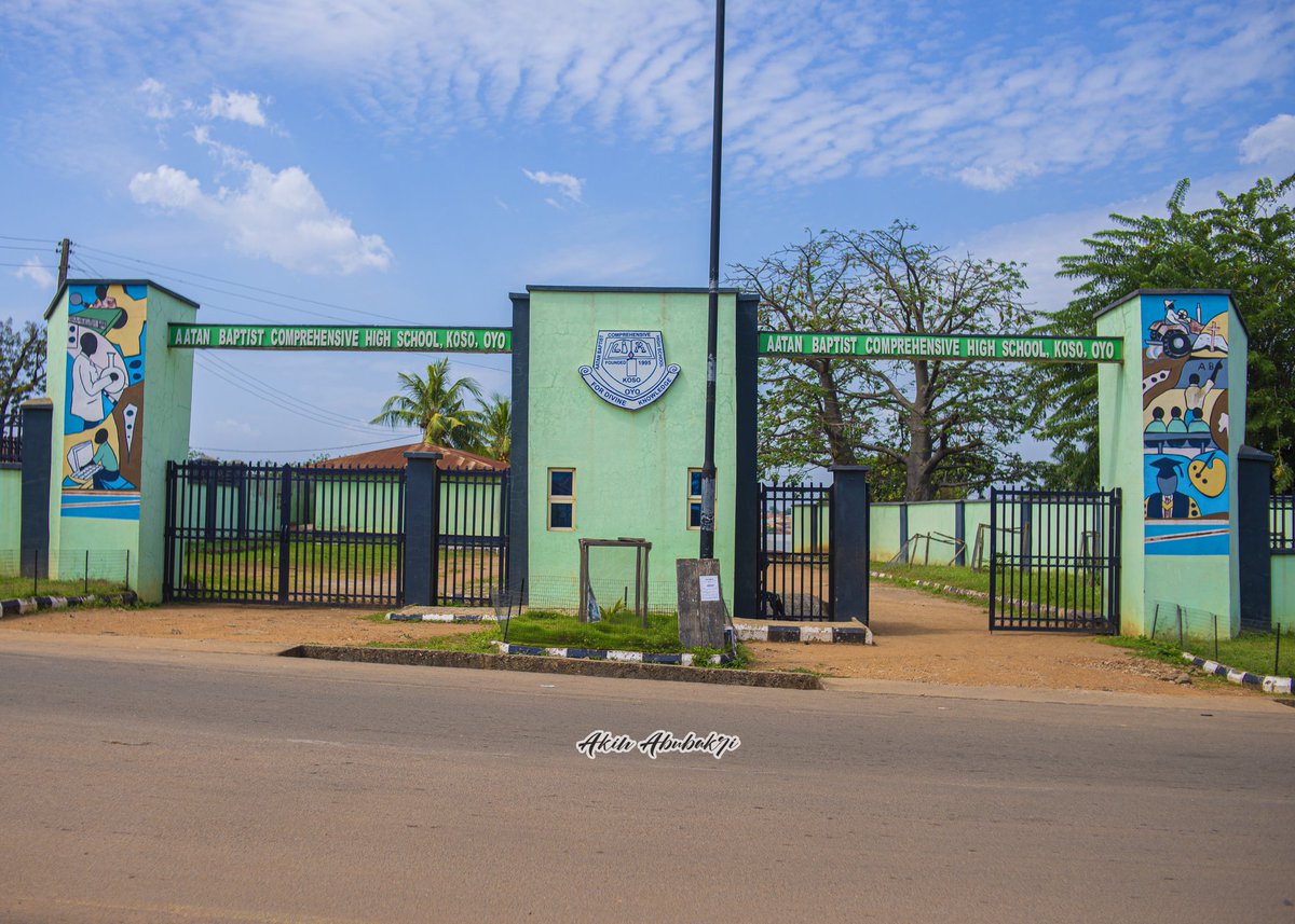 SlayShotit's tweet photo. Exploring the essence of education in our community with #SchoolSpotlight!
AATAN BAPTIST COMPREHENSIVE HIGH SCHOOL, KOSO, OYO
Share your fondest memories and let's celebrate the impact of local education! 🌟
@SlayShotit 📸📸📸
#CelebratingLocalEducation #AatanBaptist #NSNS https://t.co/LoJkfYYhtH